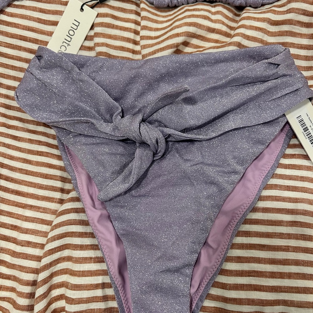 Montce Lilac Sparkle Bikini Bottom